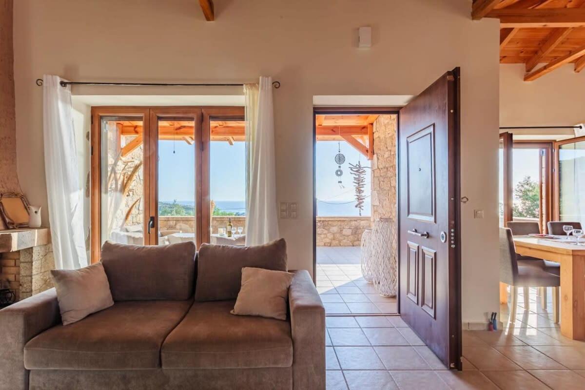 Mani Panoramic Seaviews - Luxury Summer Haven Levktron Ngoại thất bức ảnh