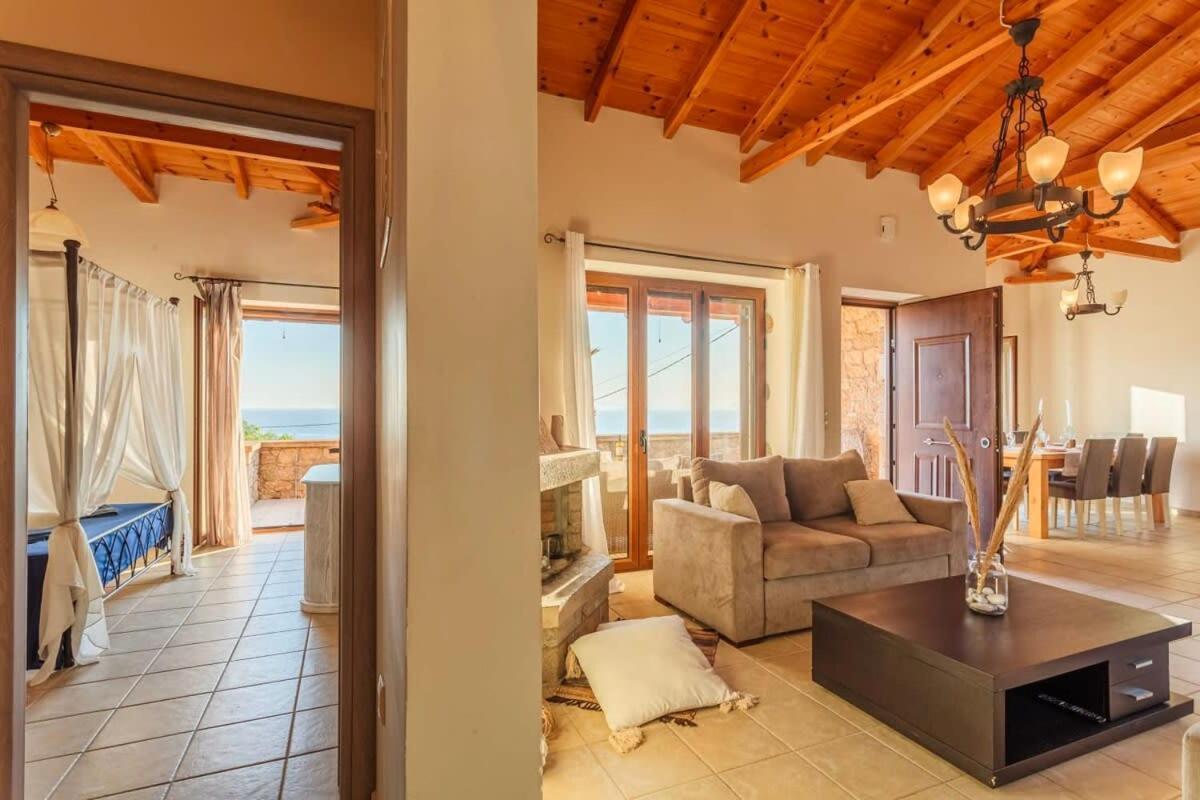 Mani Panoramic Seaviews - Luxury Summer Haven Levktron Ngoại thất bức ảnh