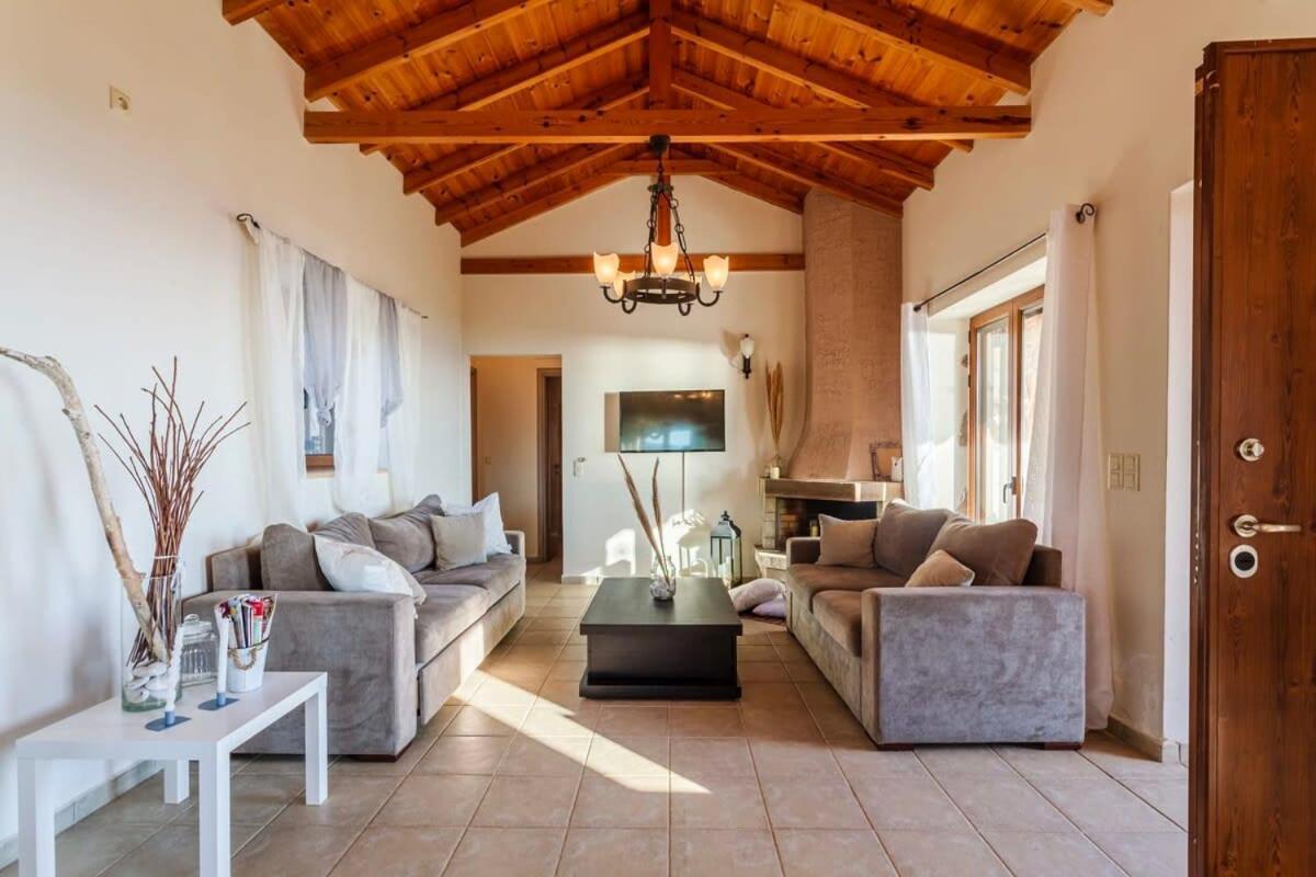 Mani Panoramic Seaviews - Luxury Summer Haven Levktron Ngoại thất bức ảnh